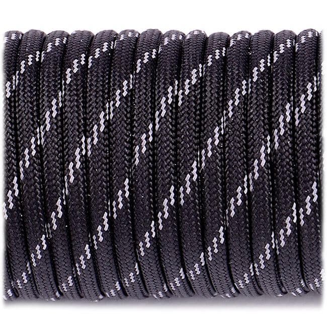 Refleks Paracord, Sort, 10 meter