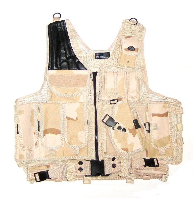 Taktisk vest, Full set, Desert str. one size