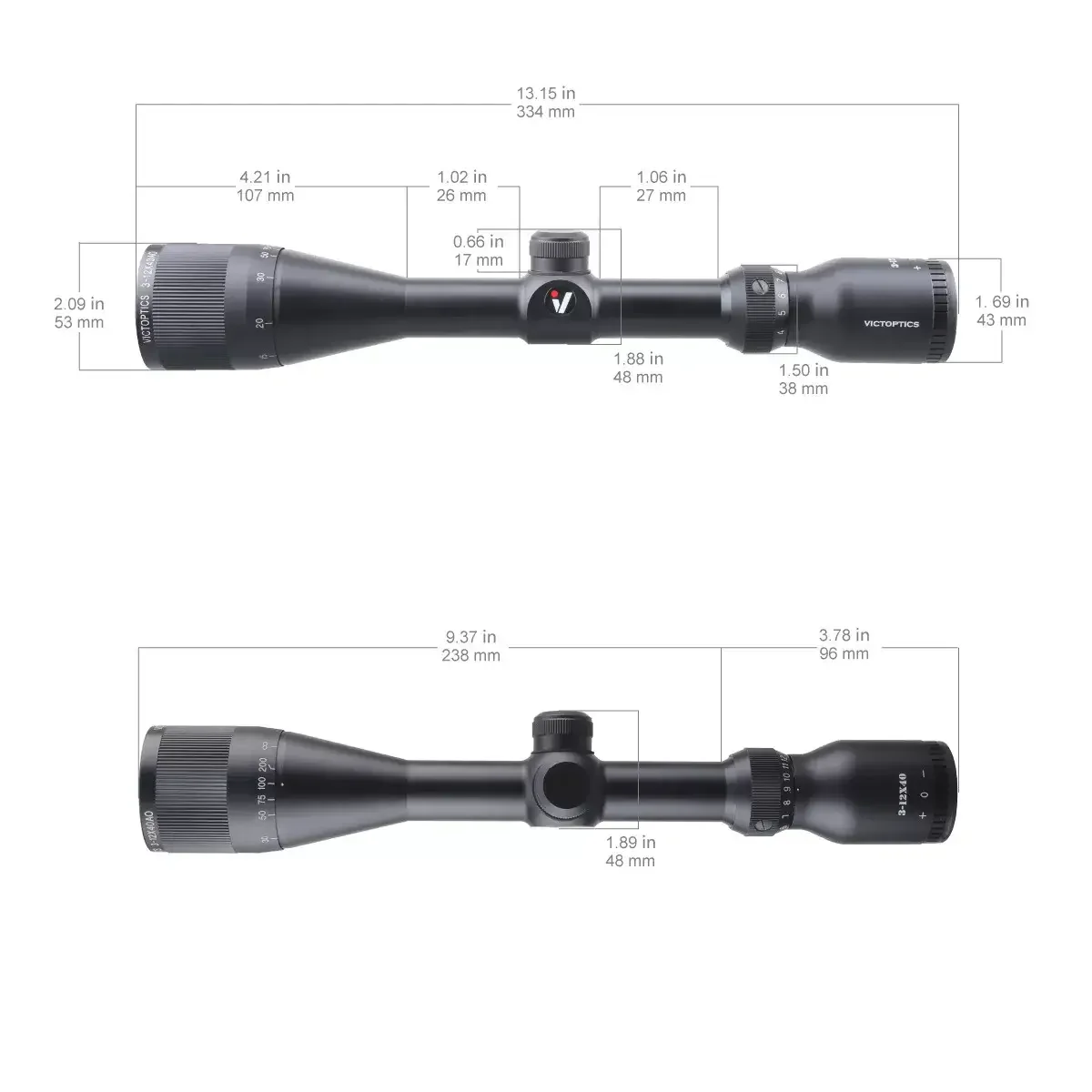 Victoptics C4 1-10-40x50 Scope