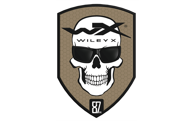 Wiley X Skull Patch, Tan